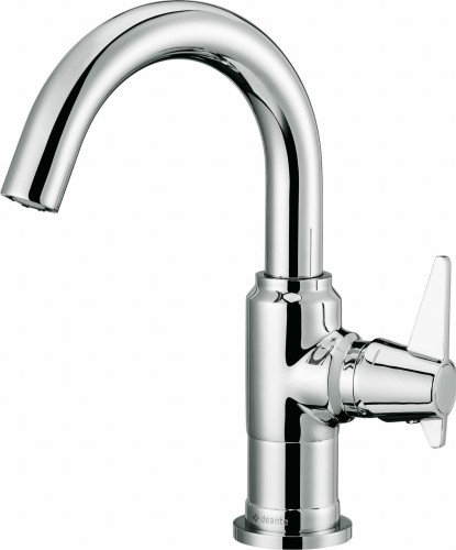 Bateria umywalkowa stojąca chrom Temisto Deante