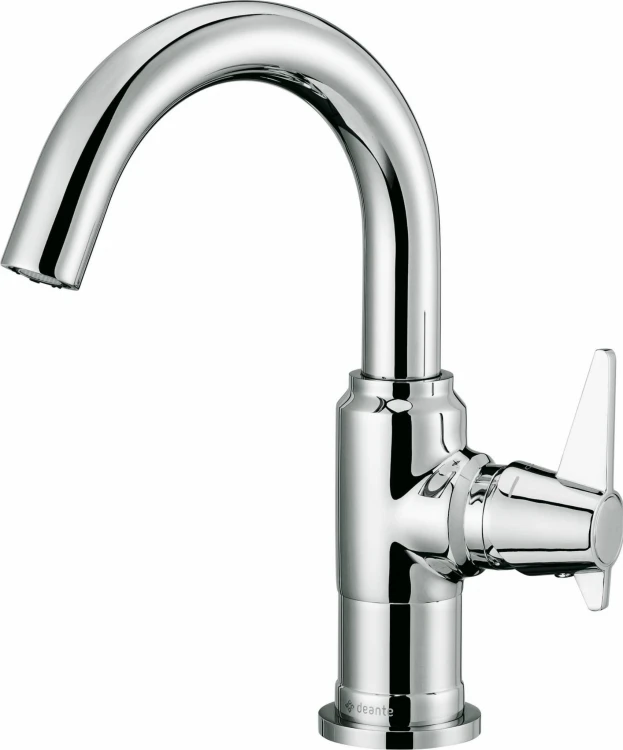 Bateria umywalkowa stojąca chrom Temisto Deante