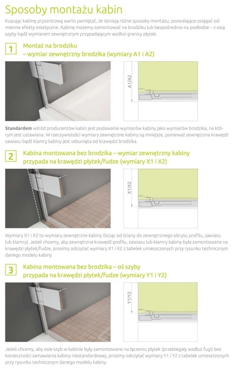 Kabina Radaway Espera Pro KDJ 110x90x200 prawa, szkło przejrzyste