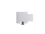 Zestaw prysznicowy podtynkowy corsan box przyciskowy deszczownica 25cm chrom