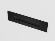 Wanna wolnostojąca corsan estella 160 cm z wykończeniem czarnym