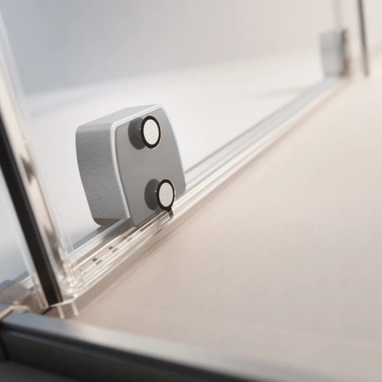 Drzwi prysznicowe Furo Brushed Nickel DWD Radaway nikiel