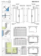 Kabina prysznicowa Radaway Idea KDJ+S 120x80x200,5 prawa