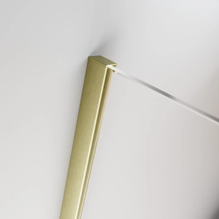 Drzwi prysznicowe Furo Brushed Gold DWJ Radaway prawe złote