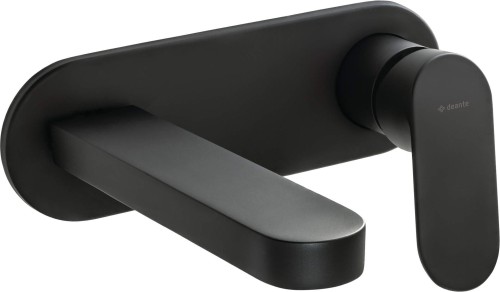 Bateria umywalkowa podtynkowa nero czarna Alpinia Deante