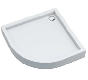 Brodzik półokrągły FAVORY PLUS 80x80 Schedpol Schedline, biały + syfon