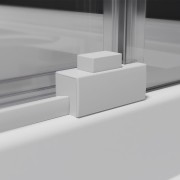 Drzwi prysznicowe Idea White DWJ Radaway prawe przejrzyste