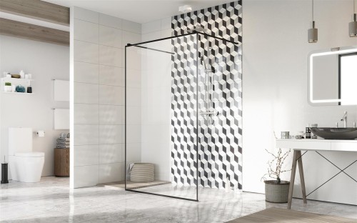 Kabina prysznicowa Radaway Modo X Black I Frame 140x200