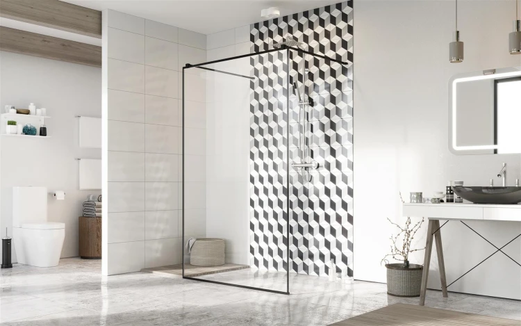 Kabina prysznicowa Radaway Modo X Black I Frame 140x200