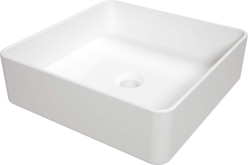 Umywalka ceramiczna nablatowa Square Deante