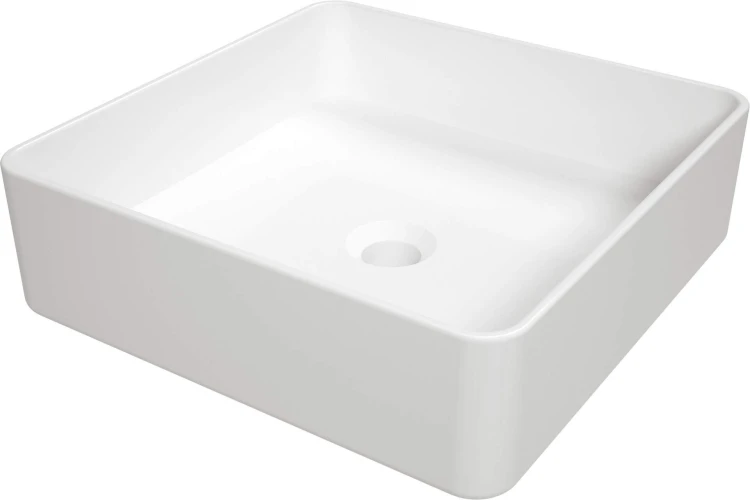 Umywalka ceramiczna nablatowa Square Deante