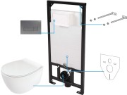 Zestaw WC podtynkowy 6 w 1 Silia Deante